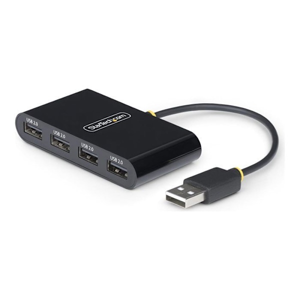 USB-keskitin - STARTECH.COM - 4 porttia - Väylävirta - Plug-and-Play - Kompakti ja kannettava