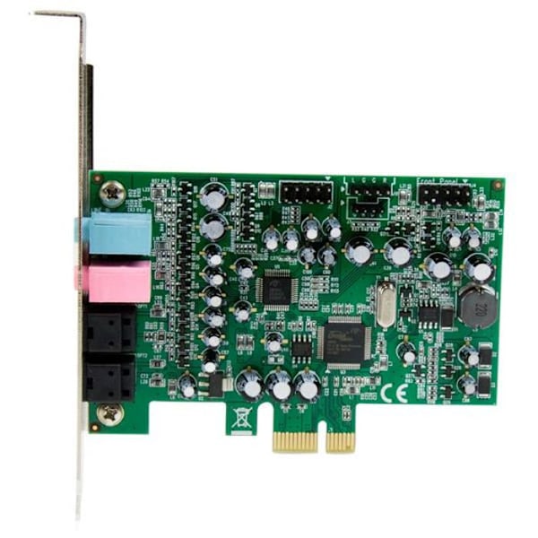 STARTECH PCI Express 7.1 kanavaa surround-ääntä varten - 24 bittiä 192 KHz - 92 dB - S/PDIF-lähtö