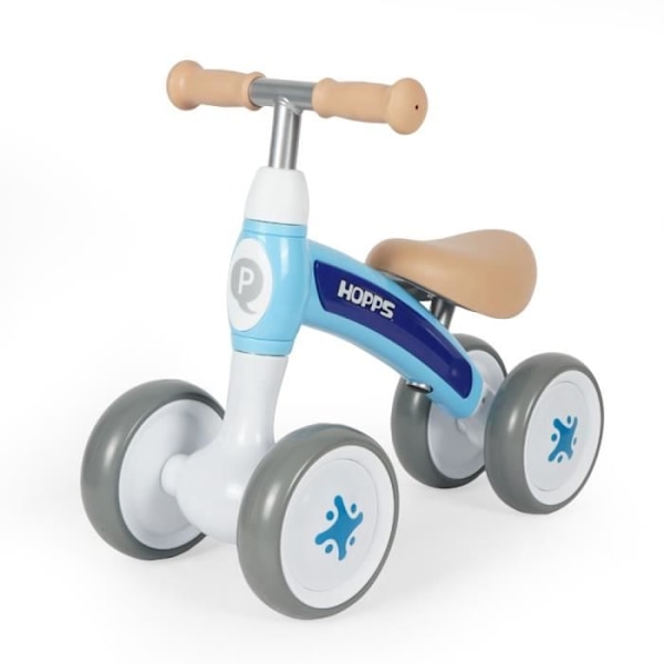 Qplay Hopps bärsele 4 hjul 50x23x40 cm Blå - DEVESSPORT - Barn - Vadderat säte Blå vit