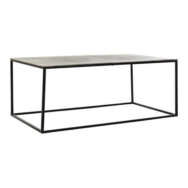Sofabord - vare hjem - moderne stil grå, sort træ, aluminium - metal - 111,7 cm