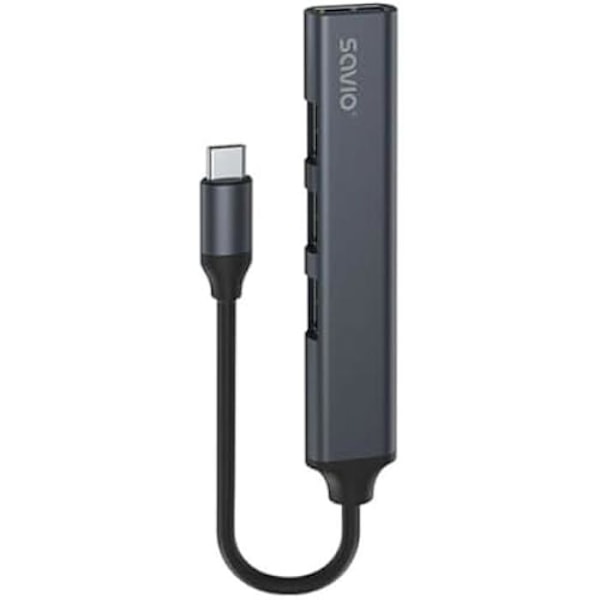 USB Hub - Savio - AK-70 - Kvalitet til den bedste pris - Multicolor - 15 x 8 x 2 cm