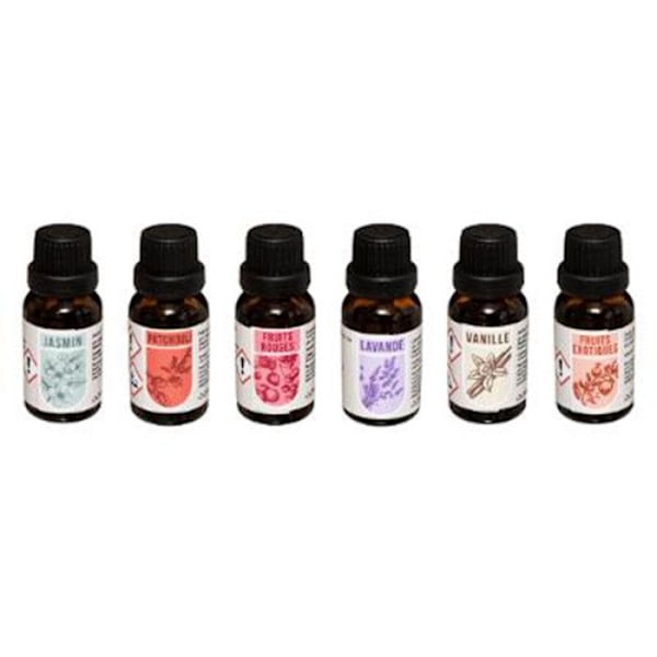 Sæt med 6 "Diffuse" parfumerede olier 15ml Multicolor Flerfärgad