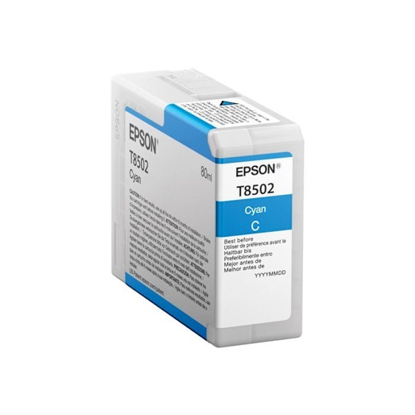 EPSON T850200 UltraChrome HD blækpatron - Cyan - 80ml