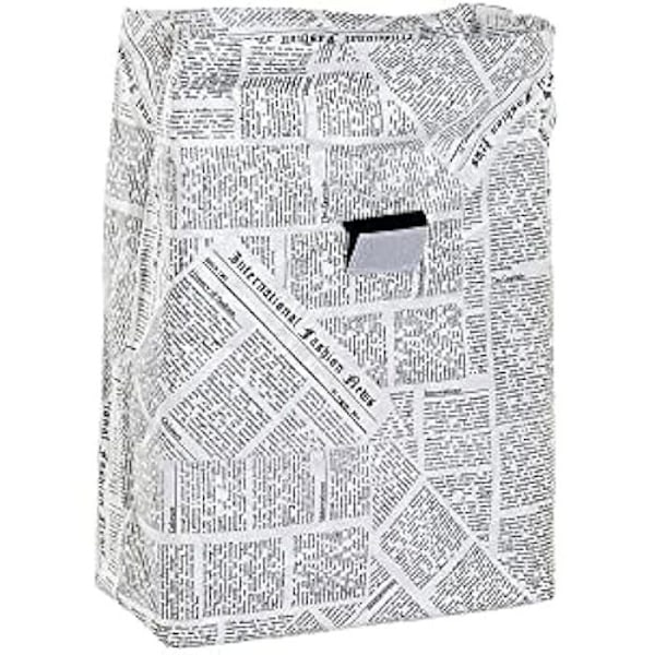Snackholder - DKD HOME DECOR - S3025668 - Hvid Sort - Polyethylen - 20 x 10 x 28 cm