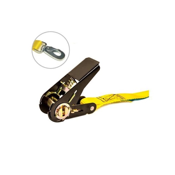 GENERISK - Skralderem 25mm 4,5+0,5m med karabinhage 027.045.025.108 Ponsa