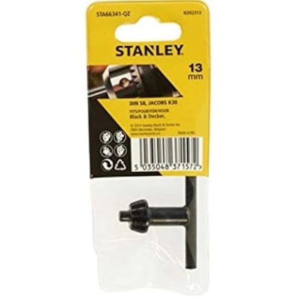 Porakoneen avain - STANLEY - STA66341-QZ - Ø 13 mm - Helppo käyttää - Erinomainen laatu