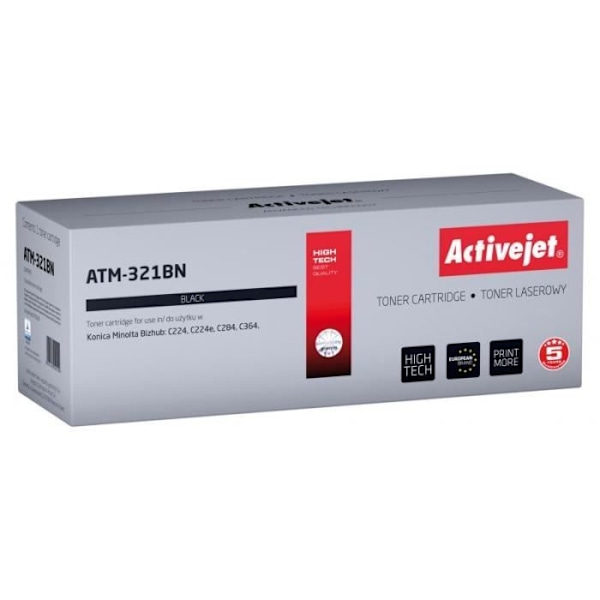 Tonerpatron - Activejet - ATM-321BN - Kompatibel - Sort - 27000 sider