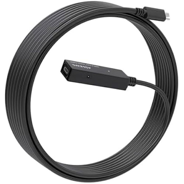 USB kabel - AISENS - A107-0869 - USB 3.2 Gen1X1 - 5 m - Sort med forstærker