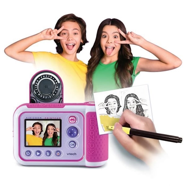VTECH KIDIZOOM PRINT CAM (ROSA) Rosa