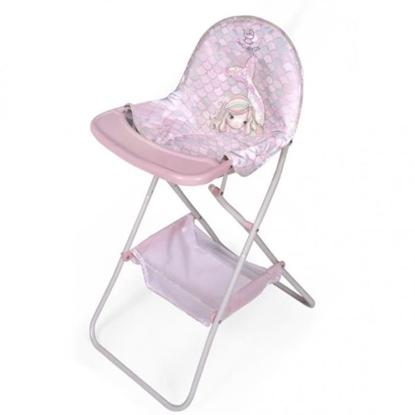 Hög stol för docka - Decuevas Toys - 53241 - Fällbar - Samling Ocean Fantasy - Oceanisk design