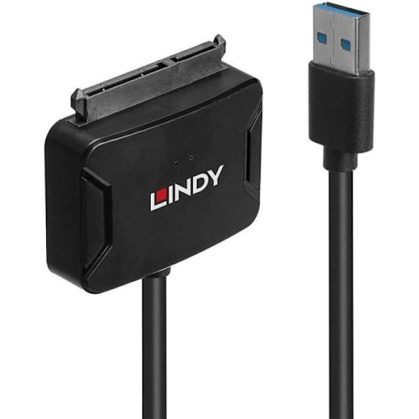 Lindy - Lagerstyring - SATA 6Gb/s - 600MBps - USB 3,1 (Gen 1) - Sort () - 43311