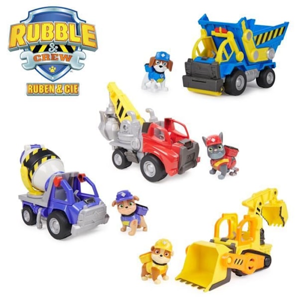 SPIN MASTER VEHICLE + RUBEN FIGURINE Ruben & Company Gul