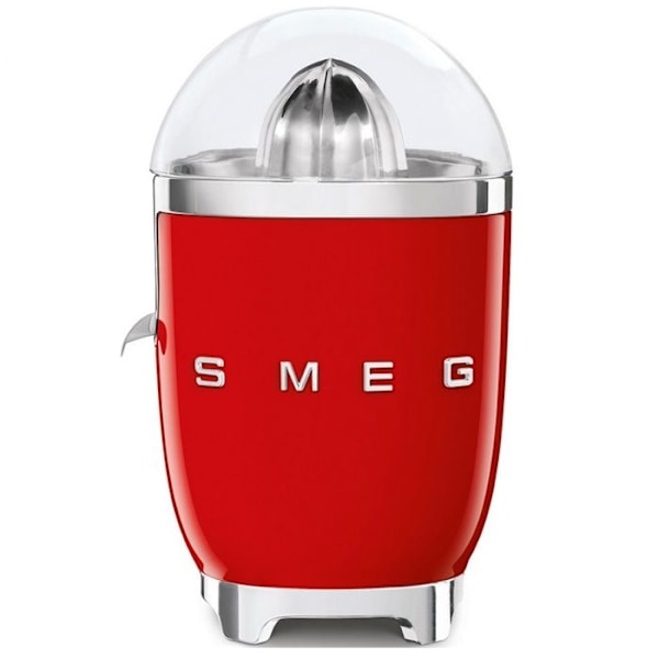 Citruspresser - SMEG - CJF11RDEU - 70 Watt - Dryppesikret tud - Tritan Renew Röd