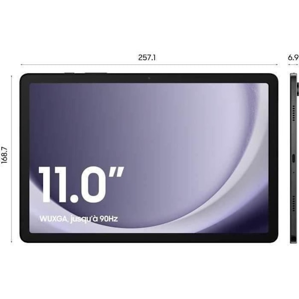Pekskärmsplatta Samsung Galaxy TAB A9+ 128GB Wifi Antracitgrå