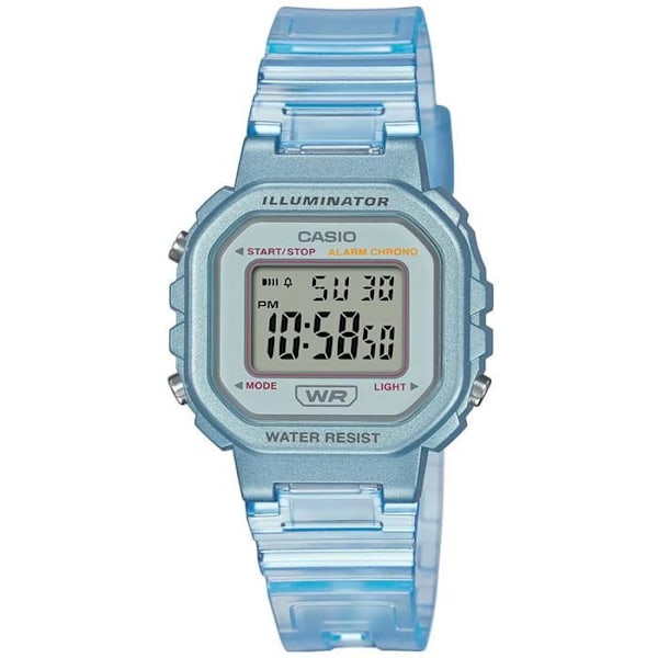 Casio Vintage Kvindeklokke Blå og Transparent - CASIO - Kvarts - Digital - Kvinde - Trend - Fitness Blå