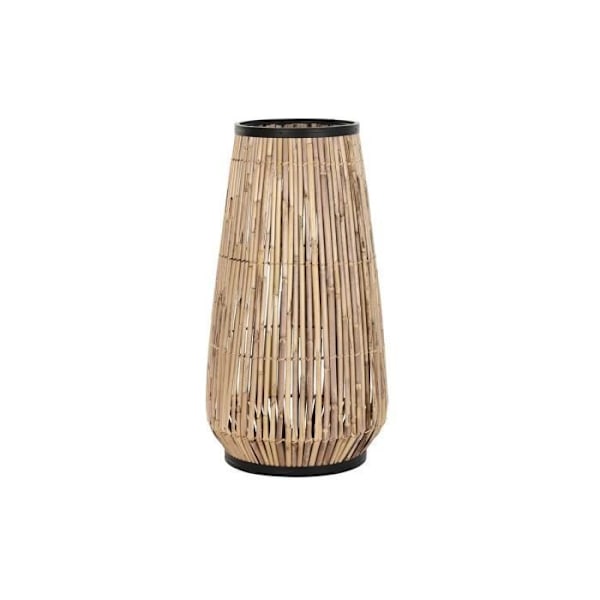 luonnollinen maljakko, musta balilainen design 73 cm