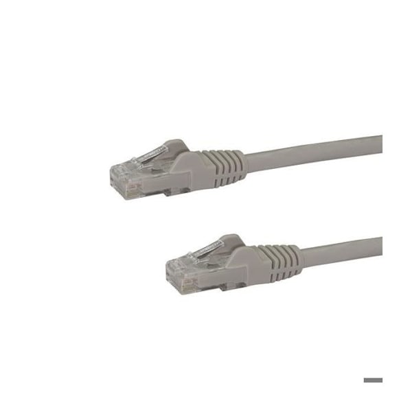 STARTECH Cat6 Gigabit netværkskabel - 2 m - Grå - Hookless - Crosstalk reduktion