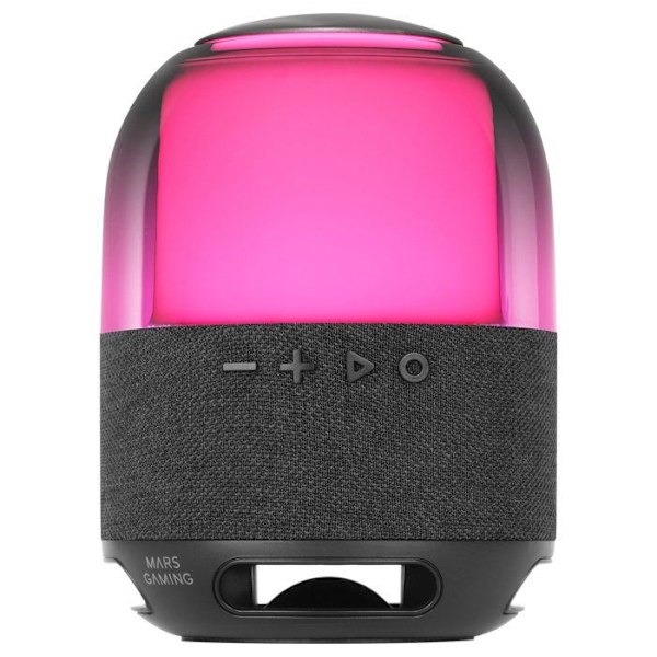 Trådlös Bluetooth-högtalare - Mars Gaming - MS-FLOW - 15W DeepBass - RGB Orbilight 360° - Bluetooth 5.3 Svart