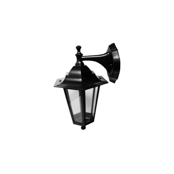 Seinävalaisin - Alumiininen lyhty - 60W - E27 - 34329 Svart