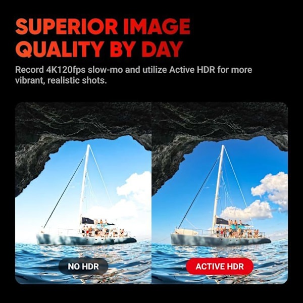 Actionkamera - Insta360 - Ace Pro - 8K Ultra HD - Touchskærm - Vandtæt