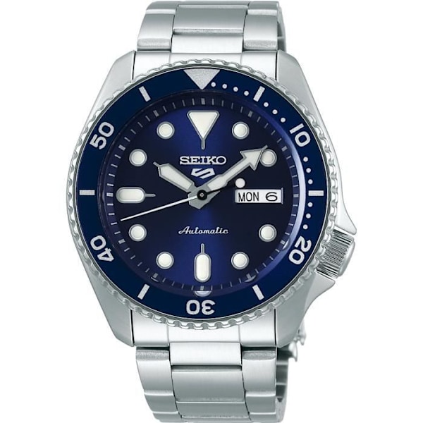 Ur - SEIKO - 5 Sports Automatisk - SRPD51K1 - Vandtæt 10 ATM - Armbånd i sort stål sort