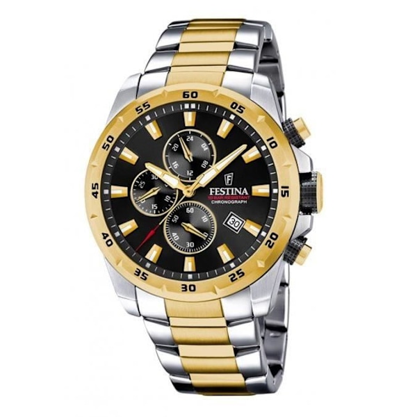 Ur - Festina - F20562-4 - Sort - Multifarvet - 10 ATM - Chronograf Flerfärgad