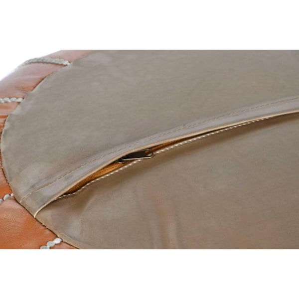 Kudde - DKD Home Decor - Loft - Polyester - Läder - 50x50 cm kamel