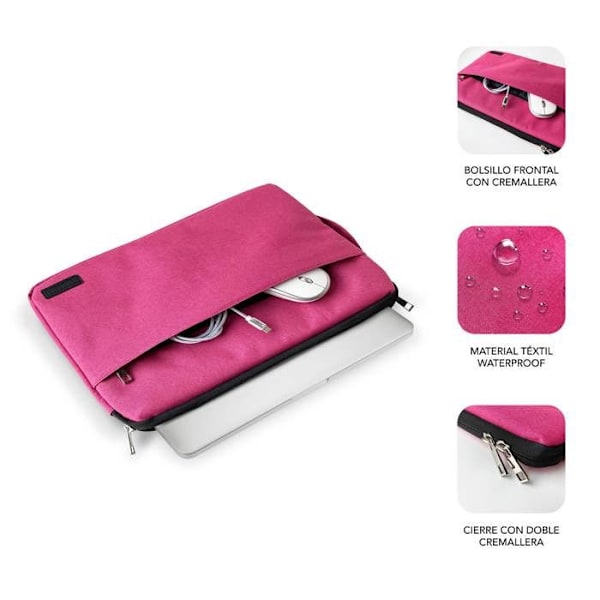 Urban 15,6" bærbar taske - Pink