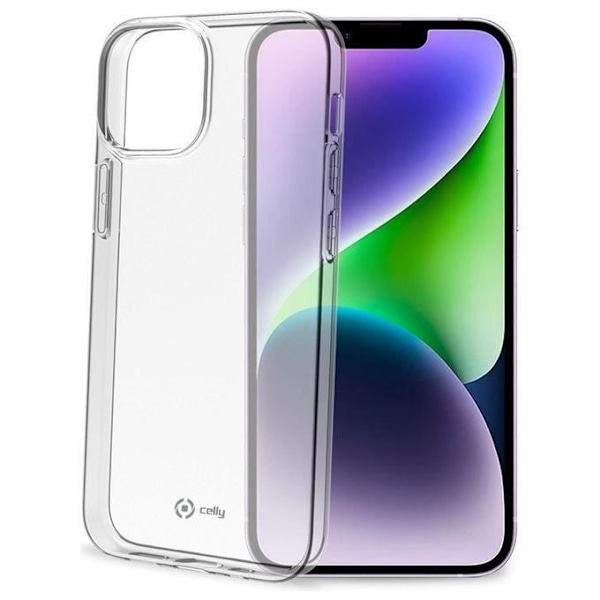 Coque - CELLY - IPH14 Max - Transparent - Mjuk - Syntetisk Transparent