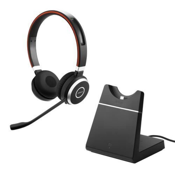 Kuulokkeet - Jabra - Evolve2 65 - USB-C - Bluetooth - Melunvaimennus - Stereo Svart