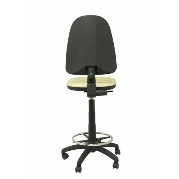 Ergonominen taburetti PIQUERAS Y CRESPO Modelo Ayna - Korkeussäädettävä ja restapiet - Värillinen crema
