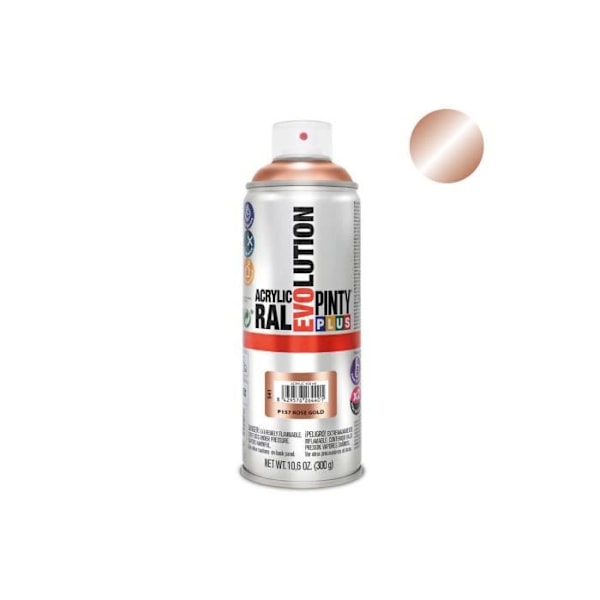Akrylfärg - GENERIC - Pintyplus Evolution - 520cc - Rose Gold - Ultra Snabbtorkande Rose guld