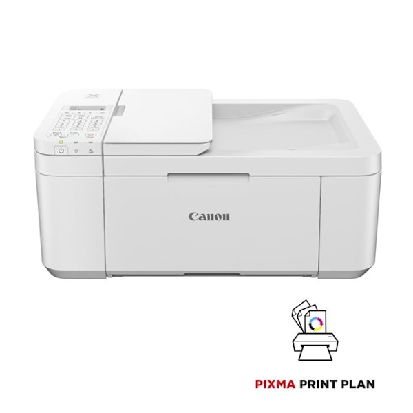 Monitoimiprinteri - CANON - PIXMA TR4751i - Injektiotulostus - Värillinen - WIFI - Valkoinen
