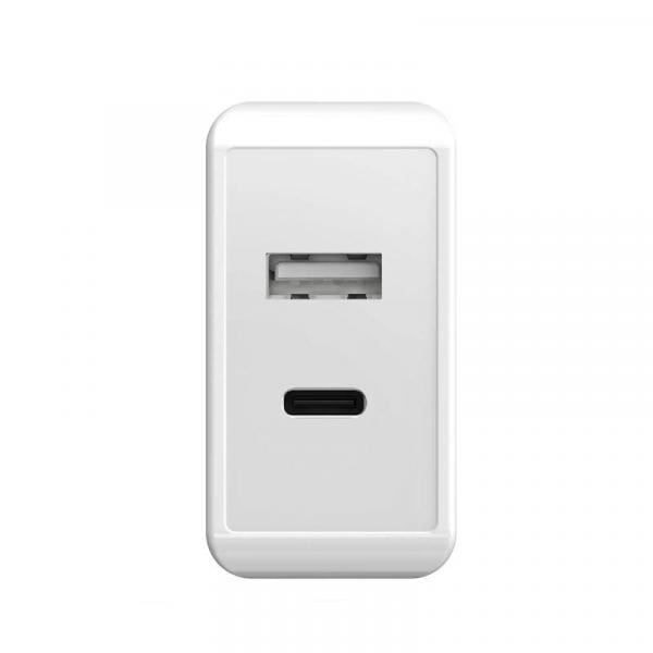 Inomhusladdare - EWENT - EW1328 - Vit - Snabbladdning - Elektrisk skydd Vit