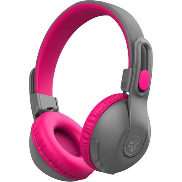 Trådlösa Hörlurar - JLab - JBuddies Studio 2 - Begränsad volym - 65h+ batteritid - Rosa Rosa