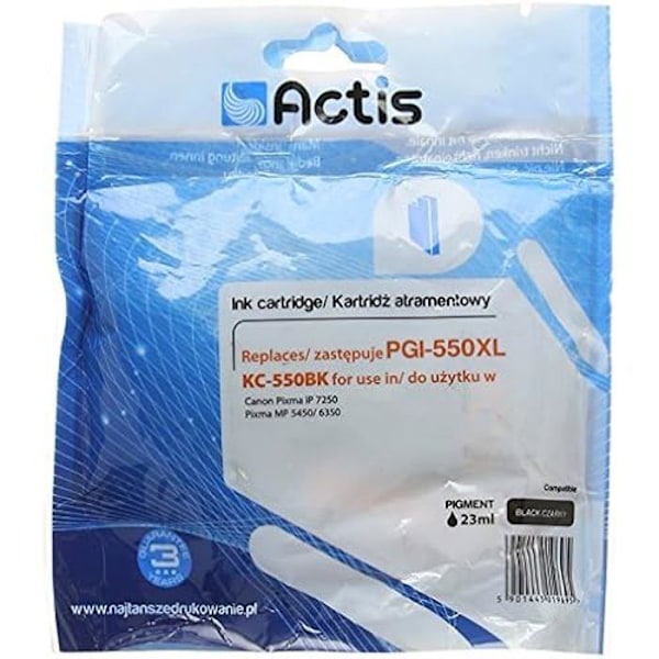 Actis-KC - 550BK 550BK PGI-Printerpatron til inkjet