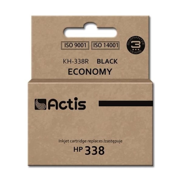 Actis KH-338R blækpatron Kompatibel Sort 1 stk.