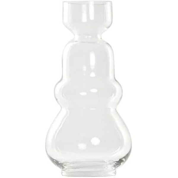 Vase - DKD HOME DECOR - Standardi - Kirkas - Lasia - 14 x 14 x 30 cm Transparent