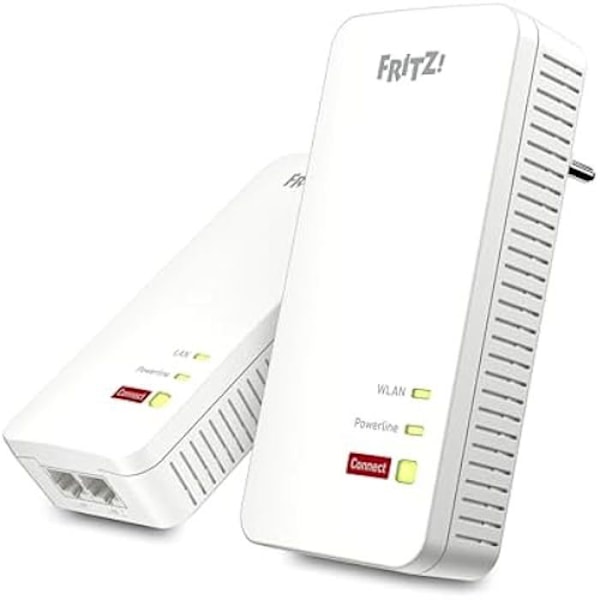 Powerline-laajennussarja AVM Fritz!Powerline 1240 AX WLAN Set - Wi-Fi 6 - 1200 Mbit/s Valkoinen