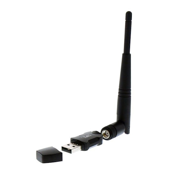 Wi-Fi-avain - T'nB - ADWF600AC - 600 Mbps - Irrotettava antenni - Musta
