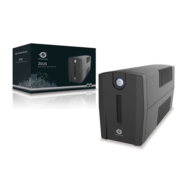 Keskeytymätön tehohuolto - CONCEPTRONIC - ZEUS01ES - 650 VA - Tyyppi F - Kompakti