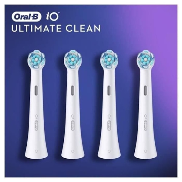 Oral-B iO Ultimate Clean Borsthuvuden, 4 x Vit