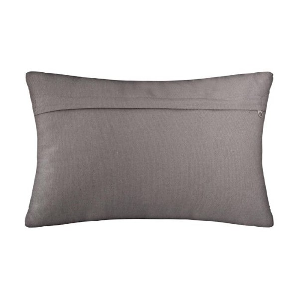 Pude - ottomønstre - bomuld - grå - 30X50 cm - Grå - Atmosphera indretningsarkitekt Grå