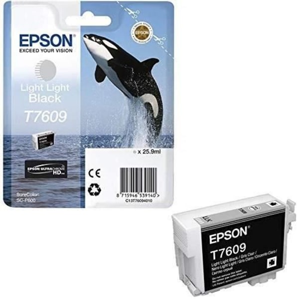 EPSON T7609 lys sort blækpatron - Orca (C13T76094010)