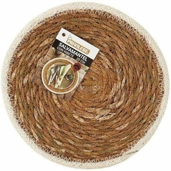 Trivet - PRIVILEGE - Merilevät - Ruskea - Ø 20 cm - 36 yksikköä Flerfärgad