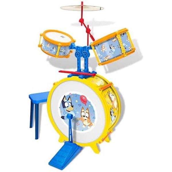 Bluey Musical Trummor - Claudio Reig - 2435 - Flerfärgad - Inomhus - Barn - Unisex Flerfärgad