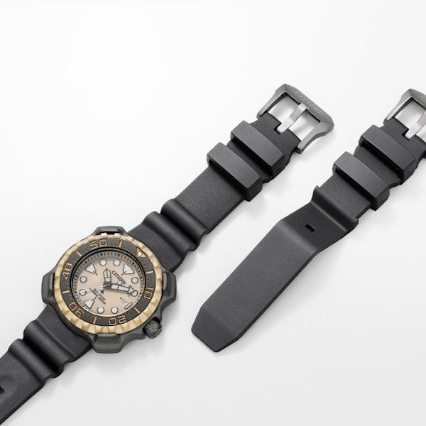 Citizen BN0226-10P herrklocka - svart gummi - 20 atm - solenergi Svart