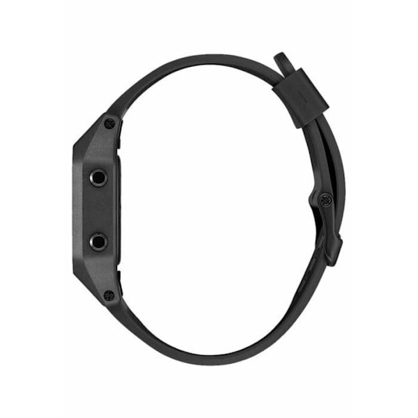 Ur - Nixon - Staple - Sort - Digital - Genanvendte plastmaterialer Sort/havblå positiv