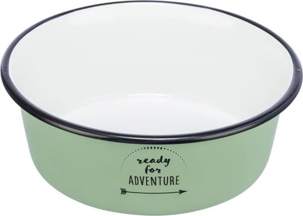 Gamelle - TRIXIE - 25213 - Emily/ruostumaton teräs - 1,9 l - Vihreä - Pyöreä Vihreä