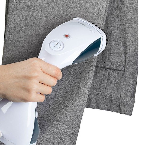 Plaggsångare - CLATRONIC - DB 3717 - 1100 W - Keramik - 20 g/min - Vit/blått Vit blå